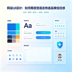 桂阳建站-网站UI设计：如何用视觉语言传递品牌信任感