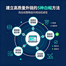 郴州建站-建立高质量外链的5种白帽方法